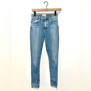 AGOLDE Mid Rise Blue Skinny Jeans Size 26